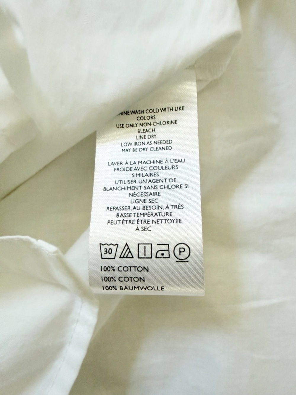 Anthropologie Maeve White Cap Sleeve Shirred Yoke Blouse - Picture 7 of 8
